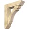 Ekena Millwork Olympic Slat Rough Sawn Bracket w/ Offset Brace, Douglas Fir, 8"W x 32"D x 36"H BKT0806X32X36OLY06RDF - alternate 1